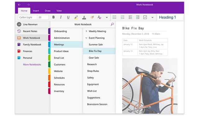 Evernote vs. OneNote, Evernote and OneNote
